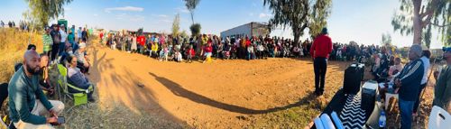 Community meeting panoramic